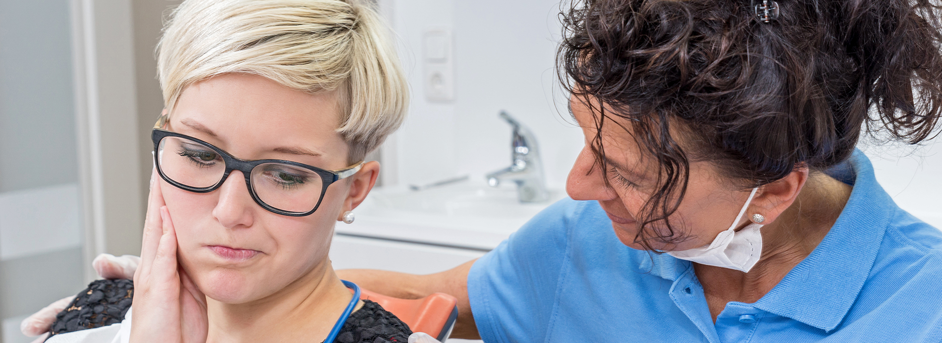 A split image of a dental hygiene session, with one side showing a woman s face being cleaned and the other side depicting a dentist performing the cleaning.